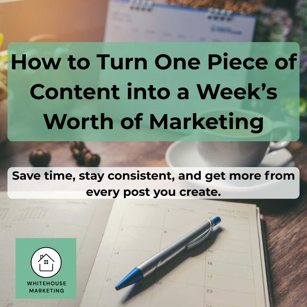 How to Turn One Piece of Content into a Week’s Worth of Marketing